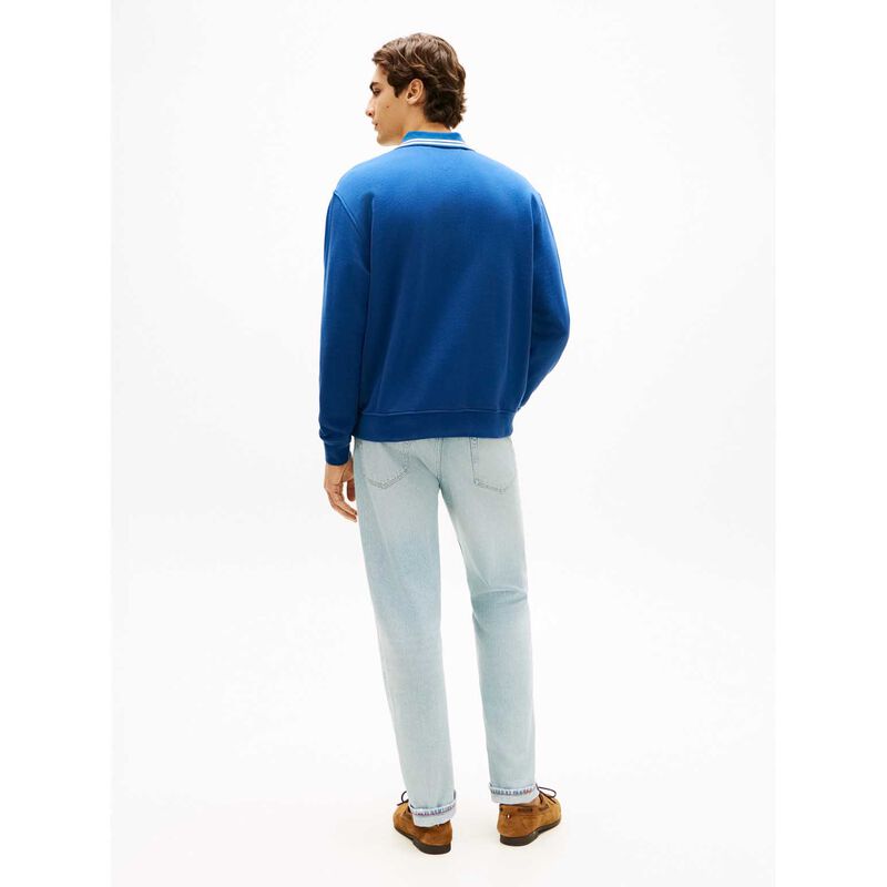 Tommy Hilfiger Tipped Collar Relaxed Rugby Sweatshirt image number 1